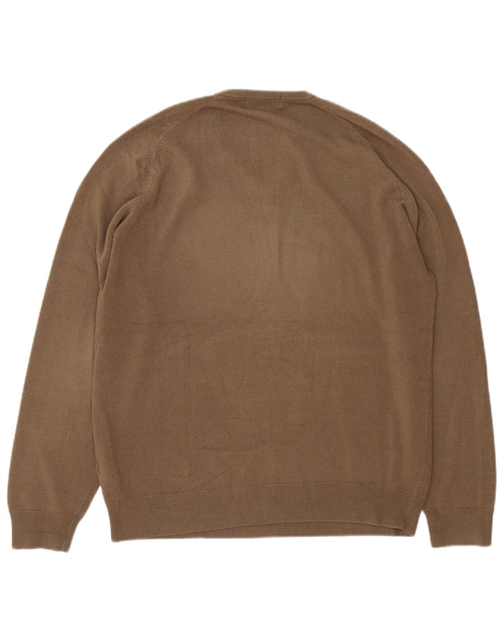 Marks & Spencer Pull Blue Harbor Col V Homme Marron Moyen