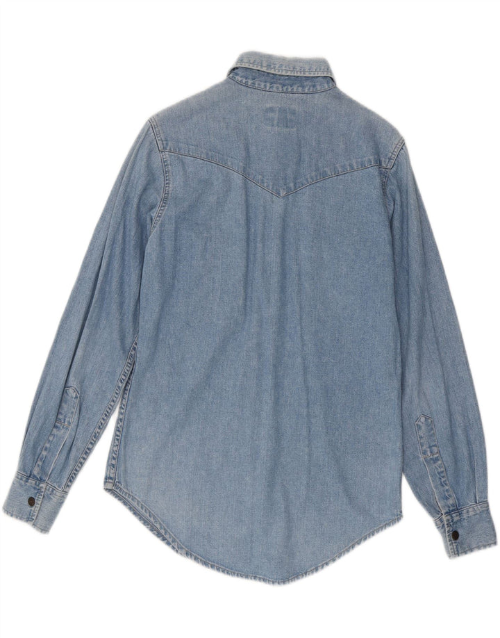 Big Star Chemise en Jean Homme Petit Bleu Coton