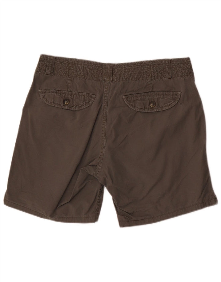 Dockers Short chino courbé taille moyenne pour femme US 8 Medium W32 Gris Coton