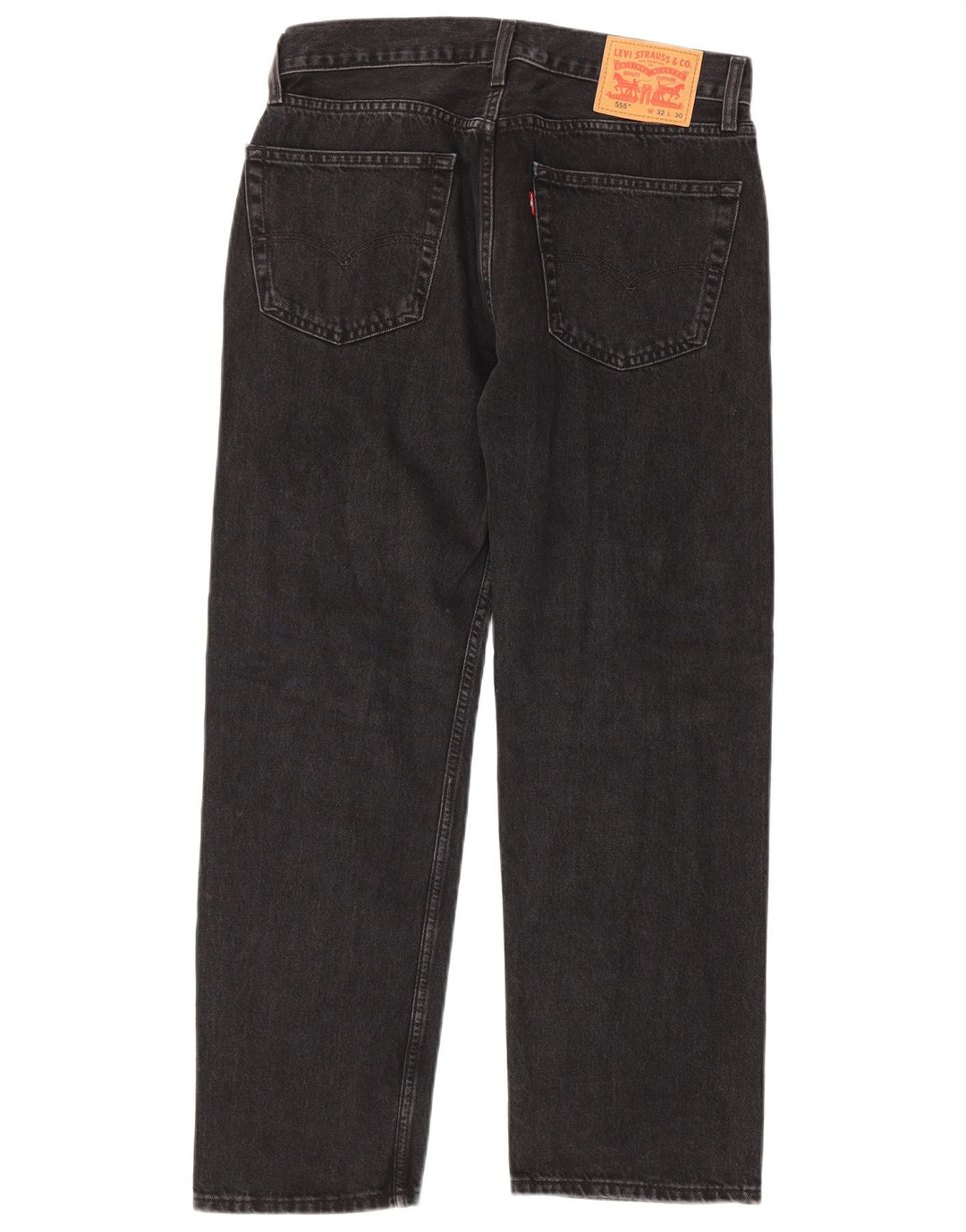 Levi's Jean Droit 555 Homme W32 L30 Noir Coton
