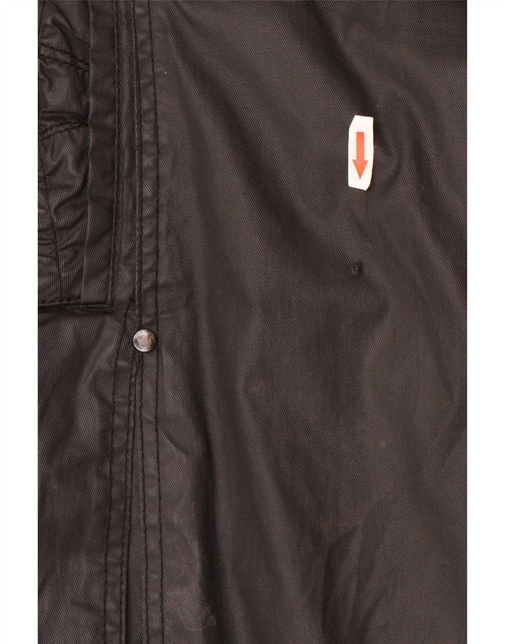 KHUJO Trench-Coat Femme UK 18 XL Noir Polyester