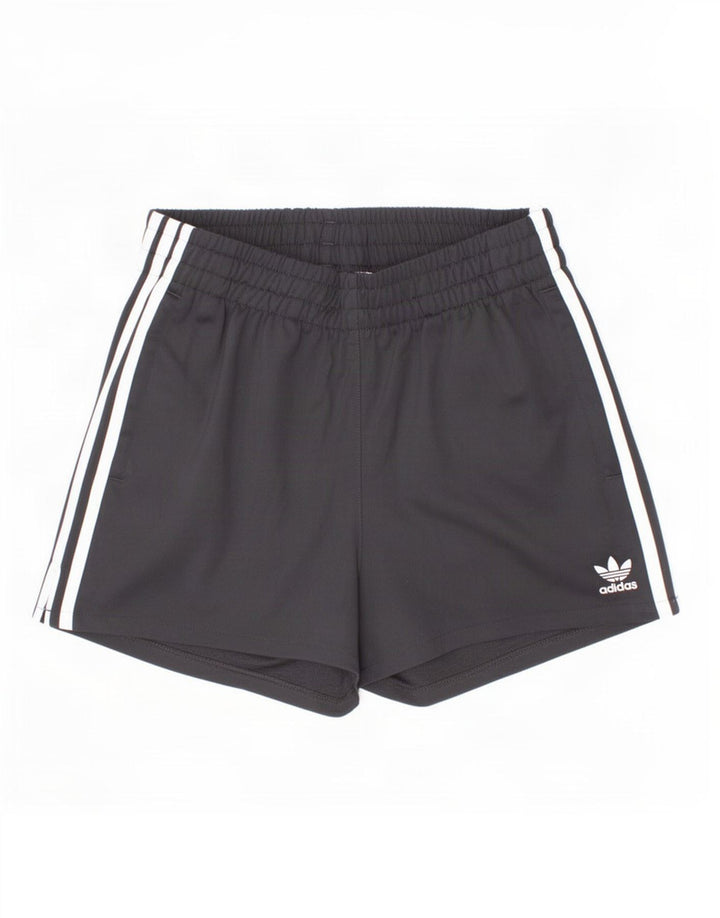 Adidas Short de sport pour femme UK 8 Petit Noir Polyester