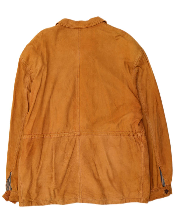 Diana Veste utilitaire en daim pour homme IT 52 XL Cuir beige