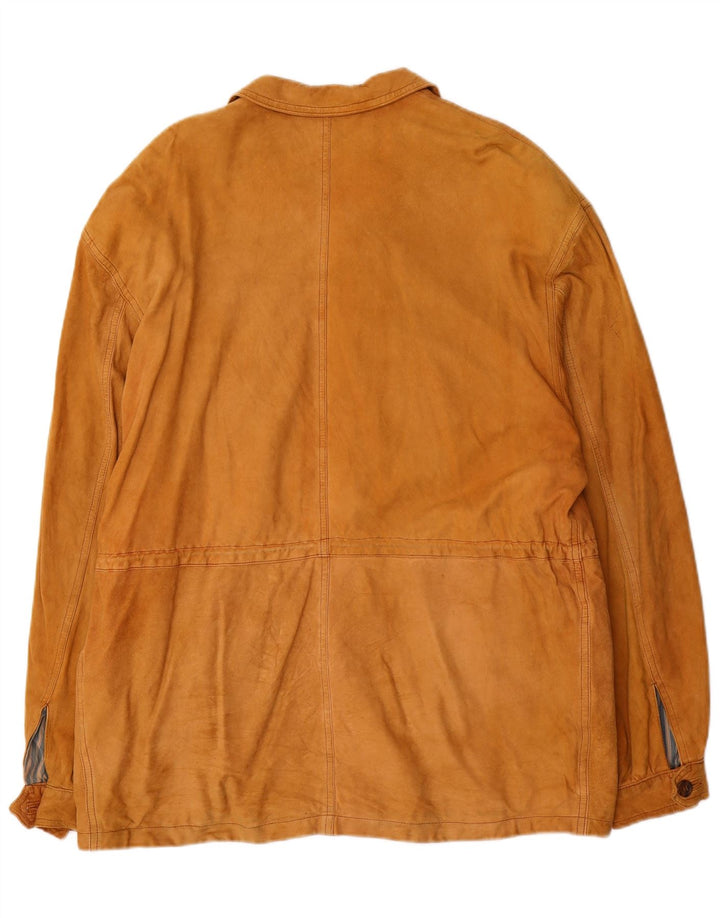 Diana Veste utilitaire en daim pour homme IT 52 XL Cuir beige