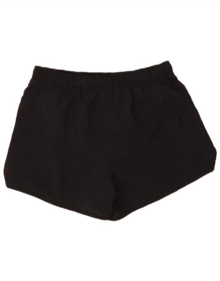 Nike Short de sport Dri Fit pour femme UK 14 Noir moyen Polyester