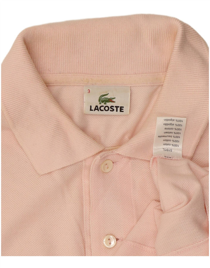 Lacoste Polo Homme Taille 3 Petit Coton Rose