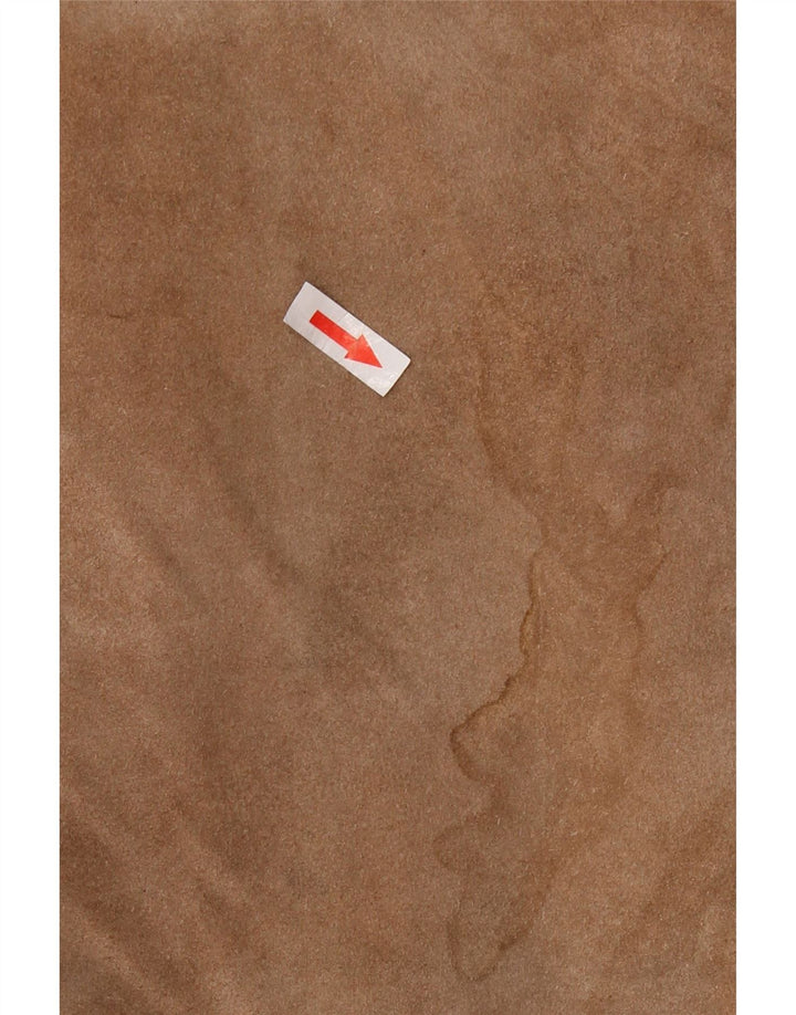 vintage Femme 3 Boutons Blazer En Daim Veste UK 12 Brun Moyen