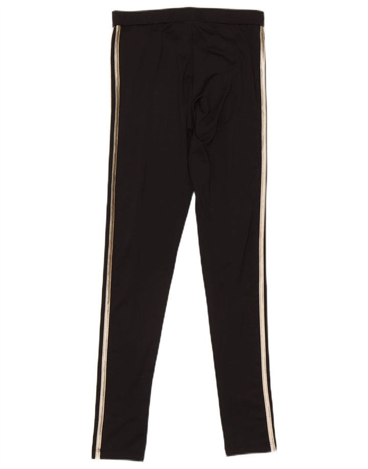 Adidas Leggings Femme UK 8 Petit Noir Polyester