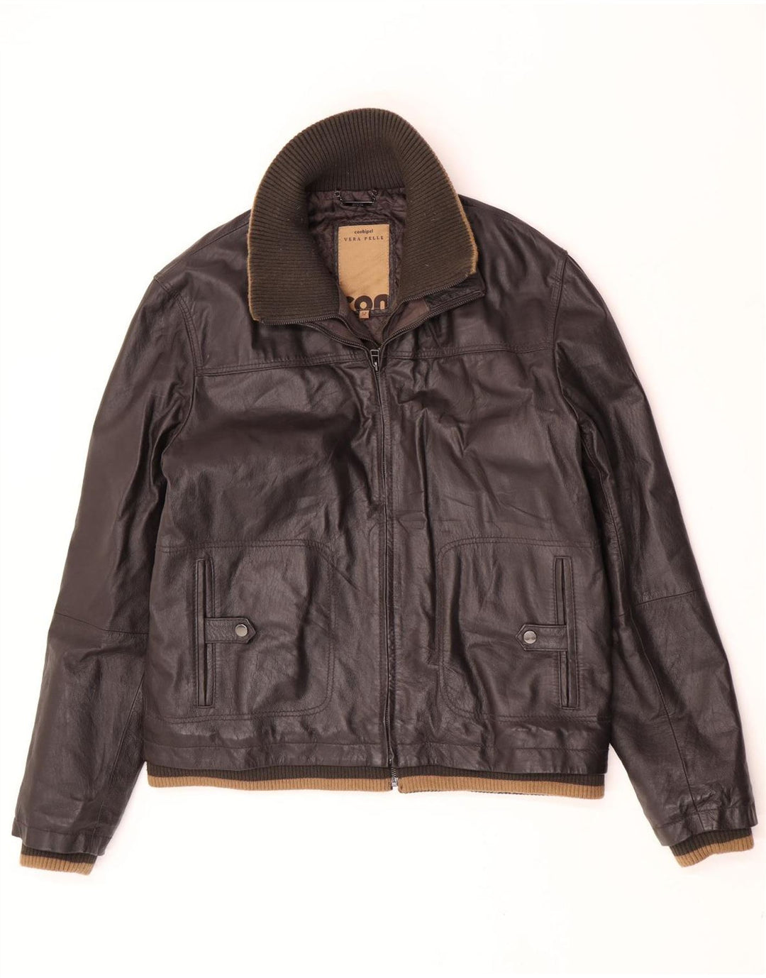 Conbipel Veste en Cuir Homme IT 52 XL Cuir Marron