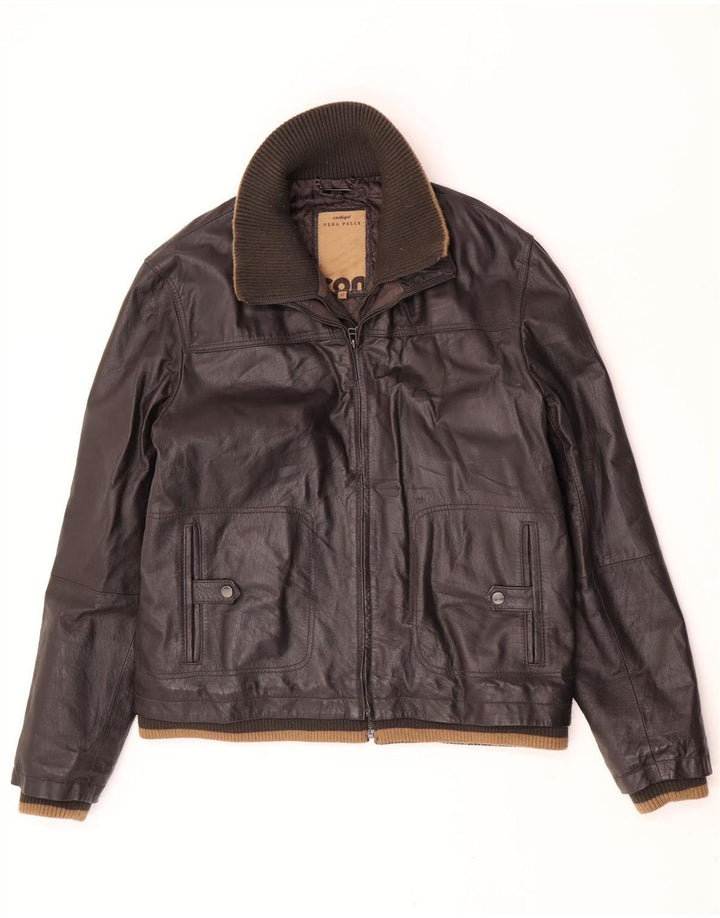 Conbipel Veste en Cuir Homme IT 52 XL Cuir Marron