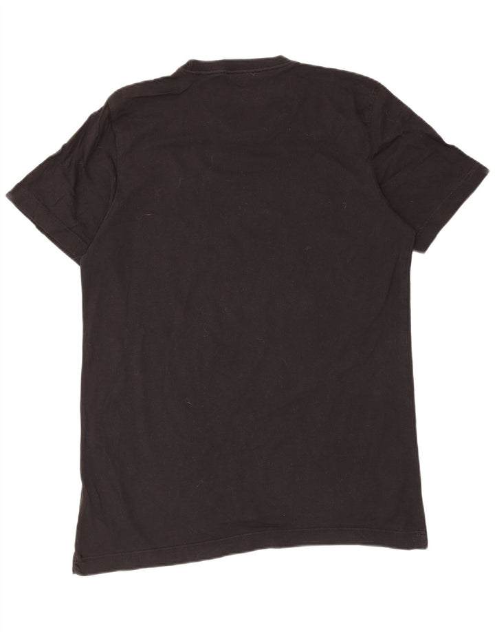 Adidas T-shirt graphique pour homme en coton noir moyen