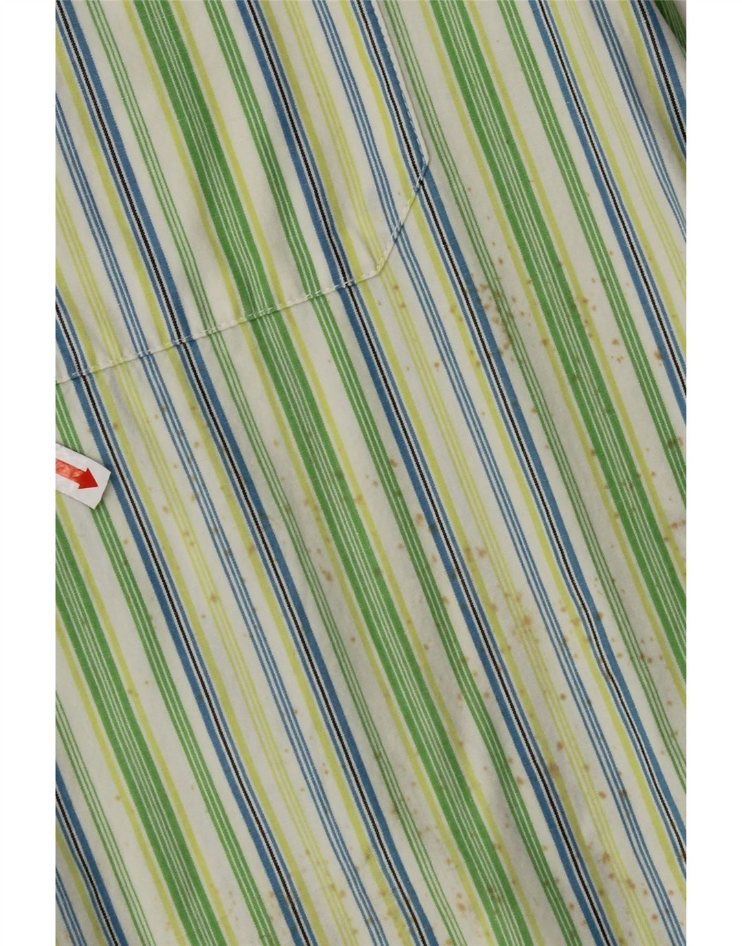 INVICTA Chemise à Manches Courtes Homme Grand Coton Rayé Vert