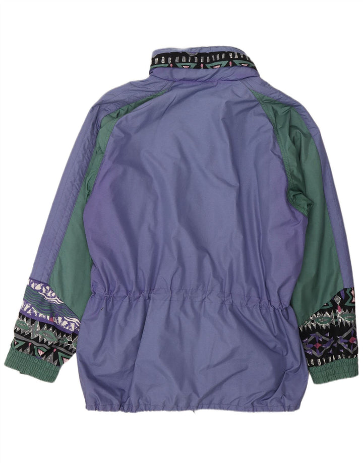 Burton Veste coupe-vent pour homme UK 38 Nylon color block violet moyen