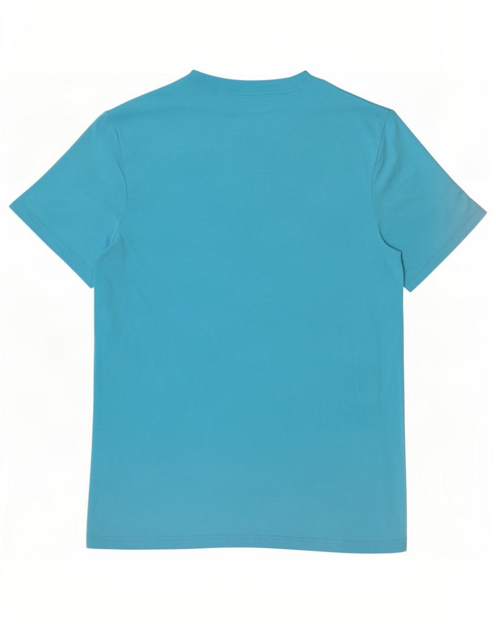 Adidas T-Shirt Graphique Homme Bleu Moyen Coton
