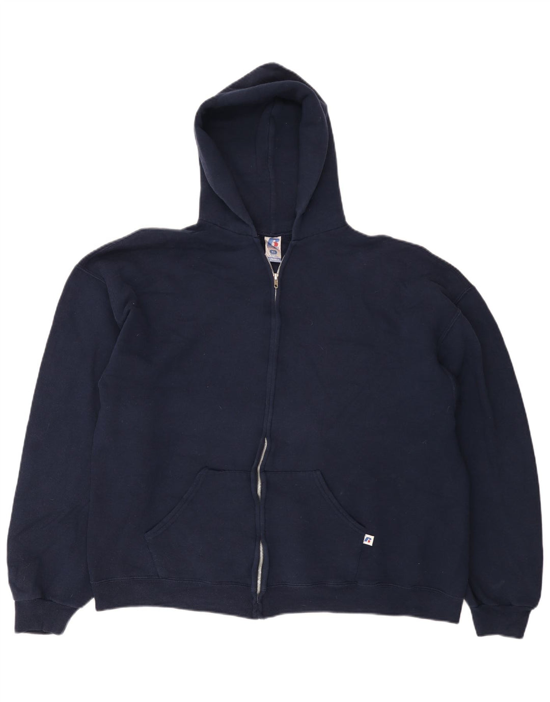 RUSSELL ATHLETIC Pull à capuche zippé Dri-Power pour femme UK 18 XL Bleu marine