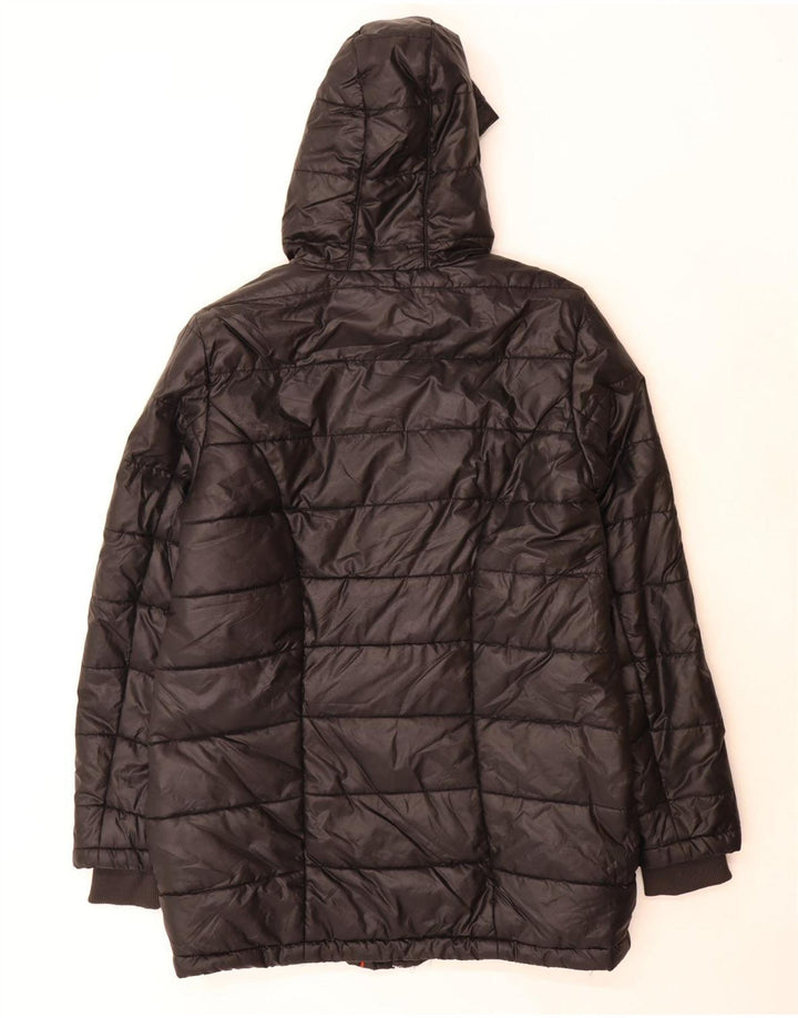 Puma Manteau rembourré à capuche pour femme UK 18 XL Noir