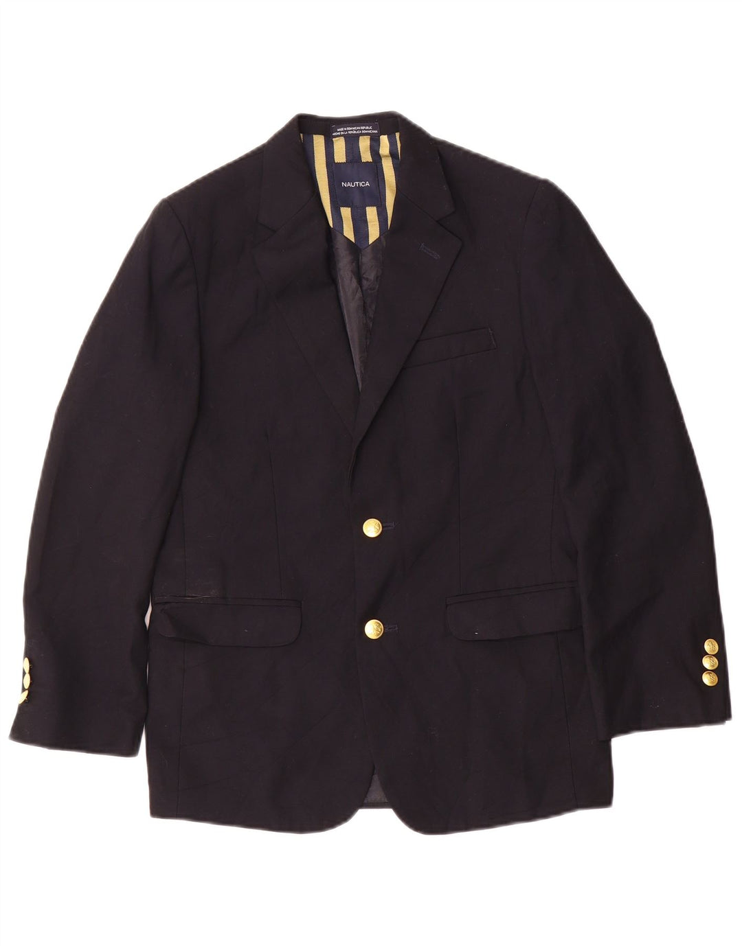 Nautica Veste Blazer 2 Boutons Garçon 13-14 ans Noir Polyester