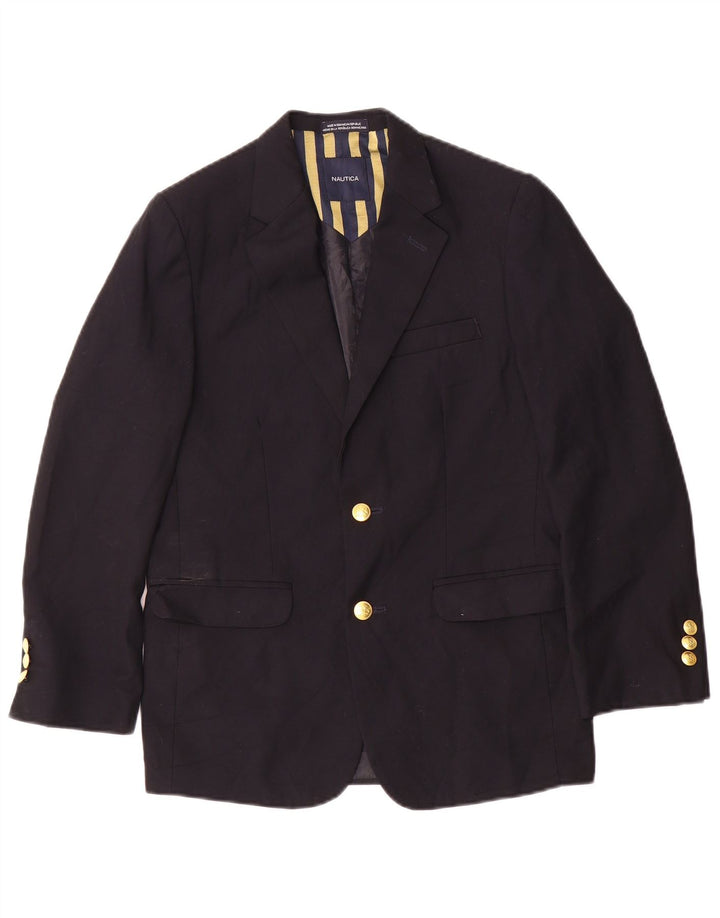 Nautica Veste Blazer 2 Boutons Garçon 13-14 ans Noir Polyester