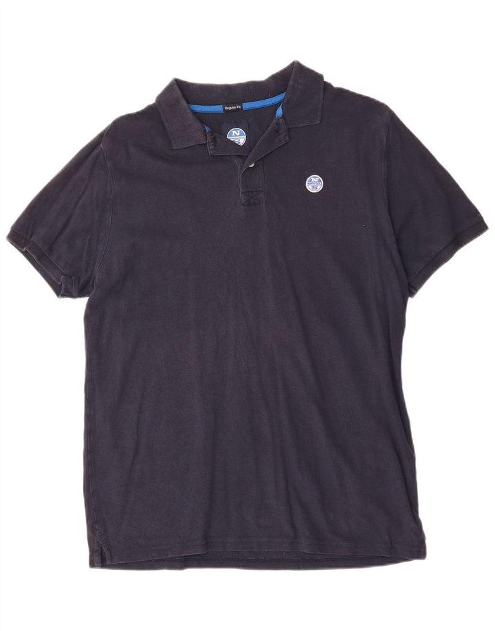 North Sails Polo Regular Fit Homme Bleu Marine Moyen Coton