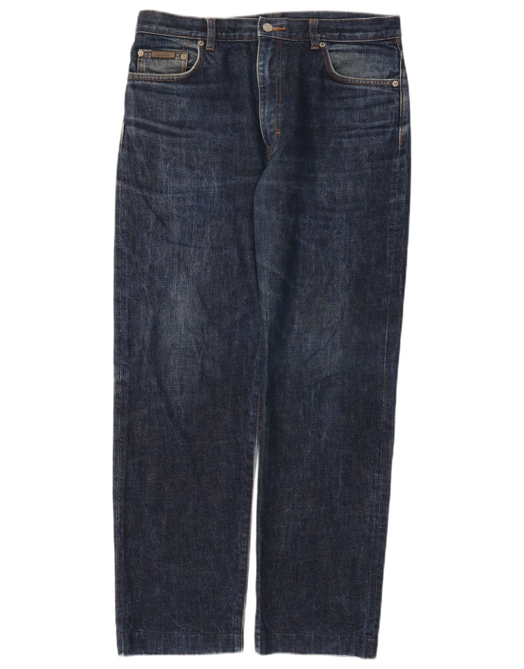 Calvin Klein Jean droit W33 L29 homme bleu coton