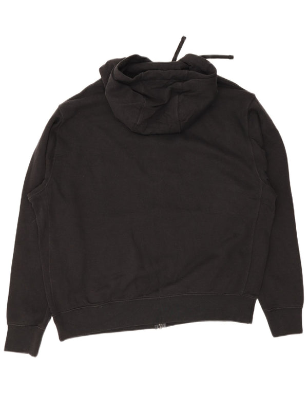 Nike Pull à capuche zippé pour homme Grand coton noir