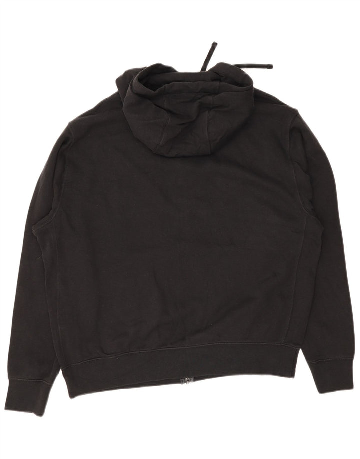 Nike Pull à capuche zippé pour homme Grand coton noir