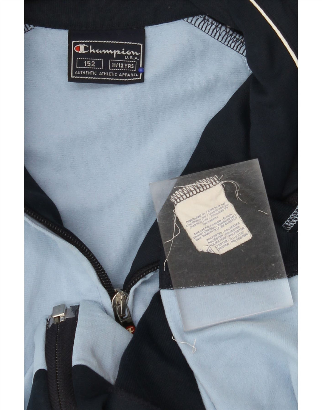 CHAMPION Veste de Survêtement Garçon 11-12 ans Bleu Colorblock Polyester