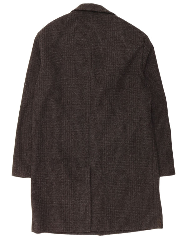 Zara Manteau Homme UK 40 Large Noir Polyester