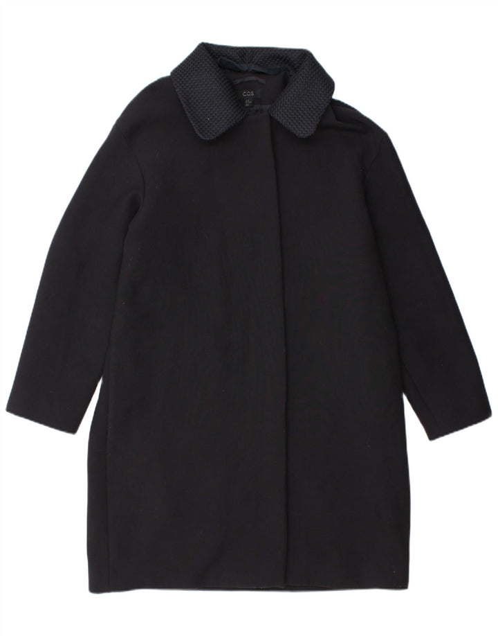 COS Manteau Femme EU 38 Moyen Bleu Marine Polyester