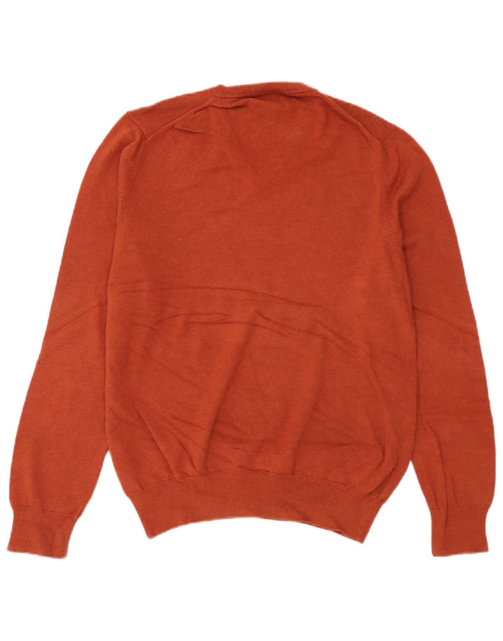 Marks & Spencer Pull col V Homme Marron Moyen Coton