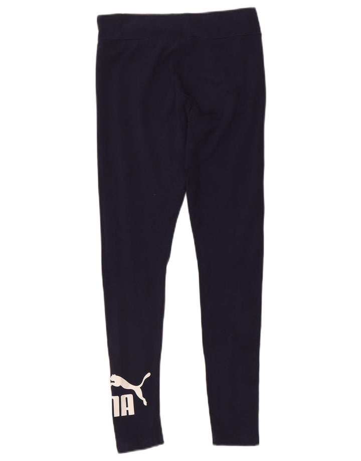 Puma Legging graphique pour femme UK 10 Small Bleu marine