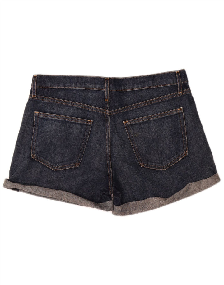 Gap Short en jean pour femme UK 12 Medium W32 Bleu Coton