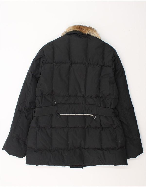 Veste matelassée femme vintage IT 48 XL Noir Polyamide