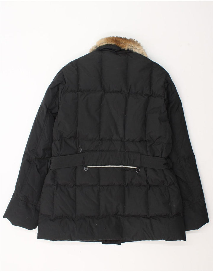 Veste matelassée femme vintage IT 48 XL Noir Polyamide