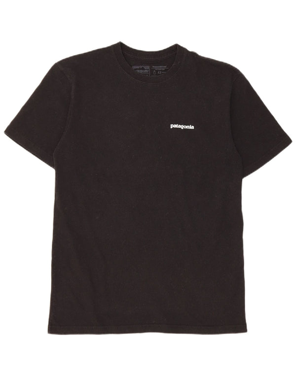 Patagonia T-Shirt Graphique Homme Petit Noir Coton