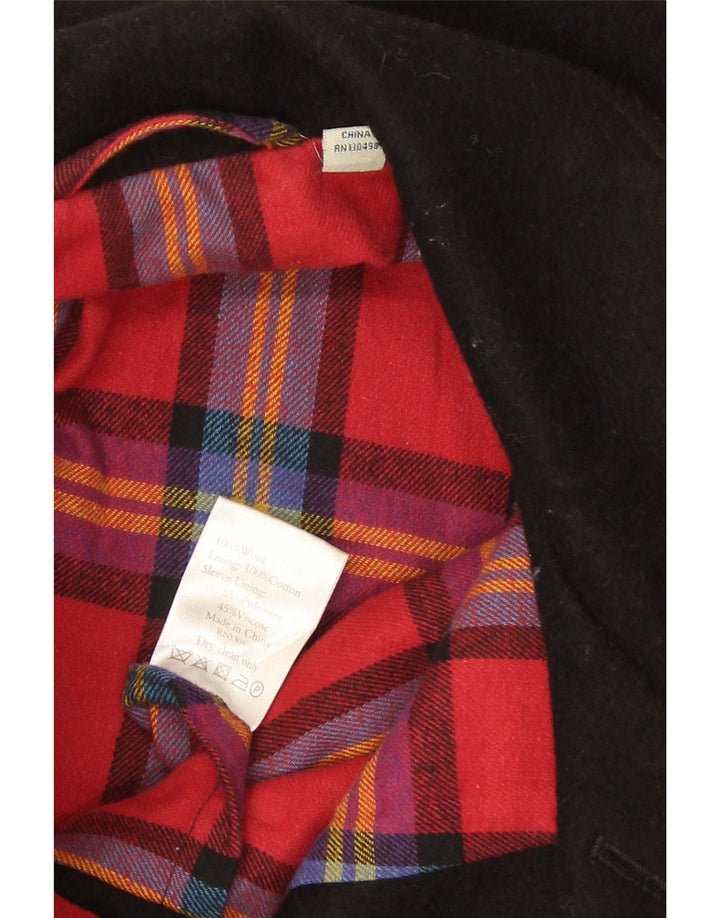 Jack Wills Veste blazer à 3 boutons pour homme UK 36 Petite laine noire