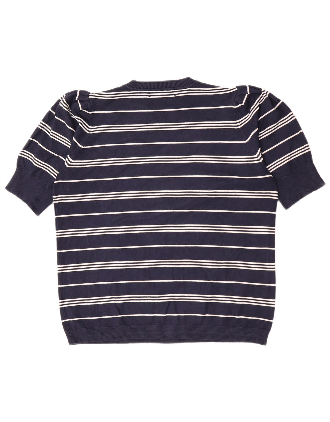 Marks & Spencer Pull à col rond pour femme UK 14 Bleu marine moyen