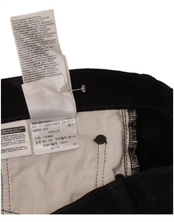 Levi's Jean Droit 514 Homme W34 L32 Noir Coton