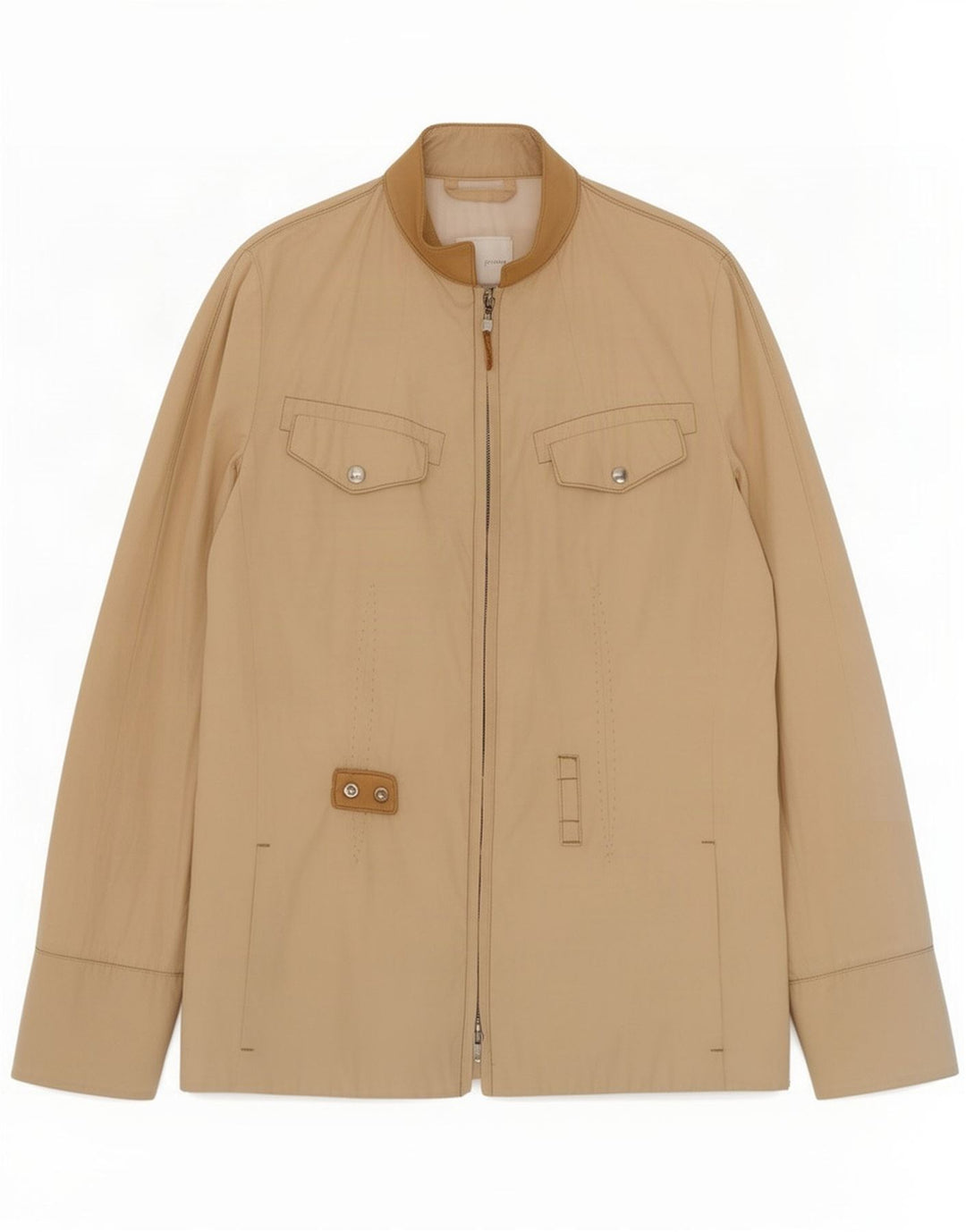 Belfe Veste utilitaire pour femme UK 8 Petit coton beige