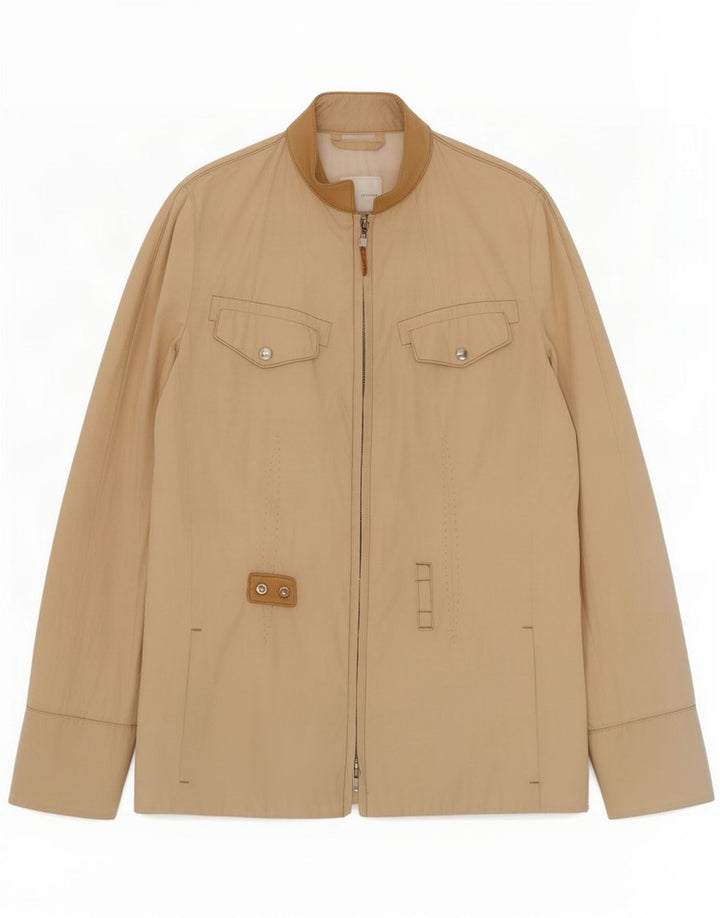 Belfe Veste utilitaire pour femme UK 8 Petit coton beige