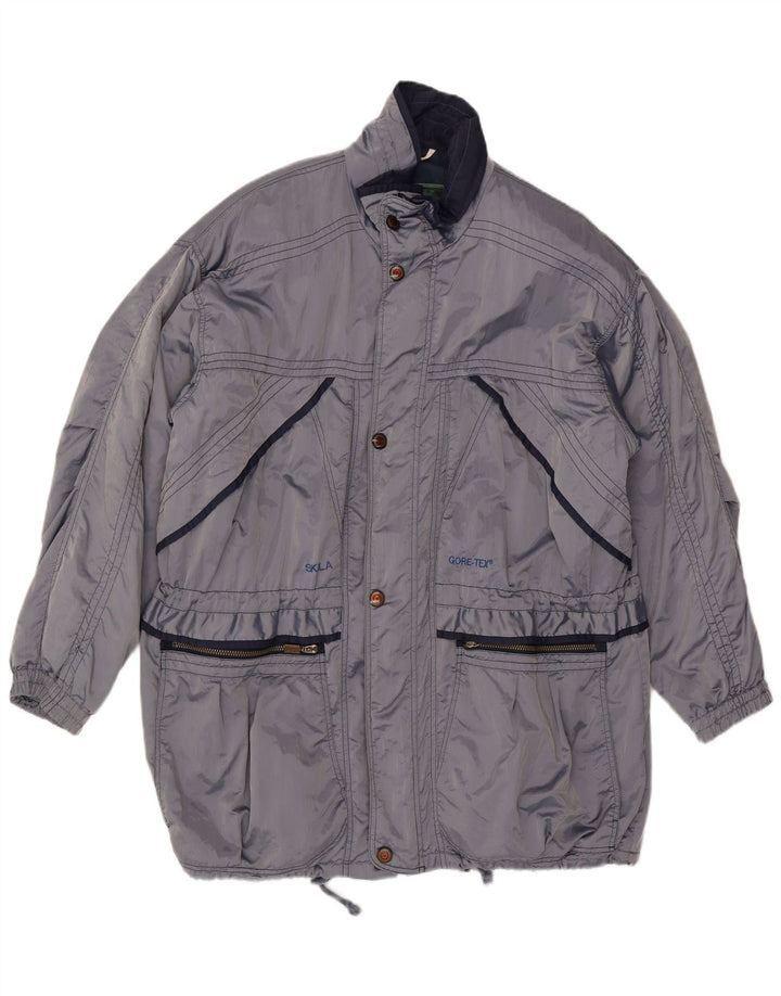 SKILA Veste coupe-vent pour homme UK 46 3XL Bleu Acrylique