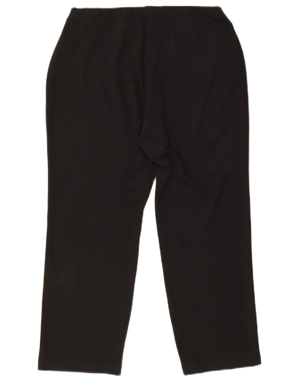 Marks & Spencer Pantalon décontracté slim pour femme UK 14 Large W34 L26 Noir