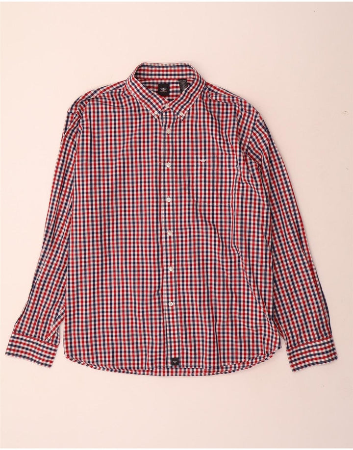 Dockers Chemise Homme 2XL Rouge Vichy Coton