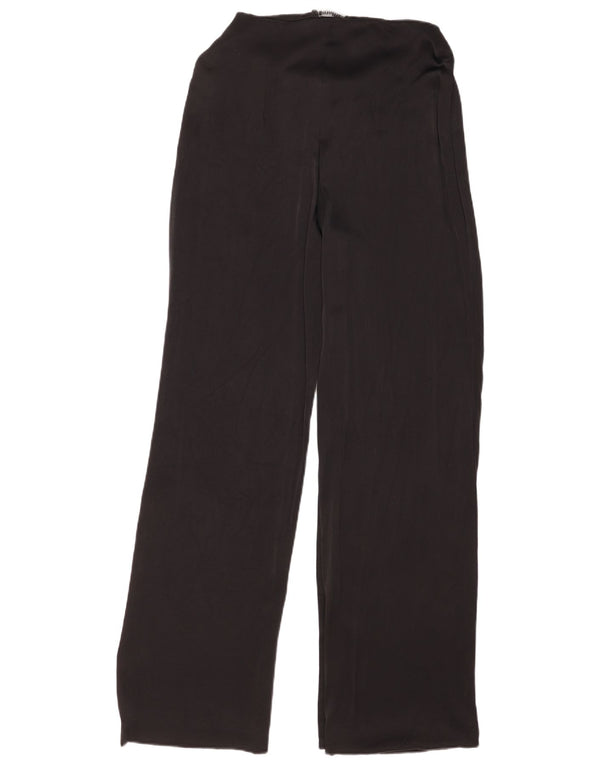 Pantalon décontracté coupe ample Zara pour femme Medium W28 L34 Noir Viscose