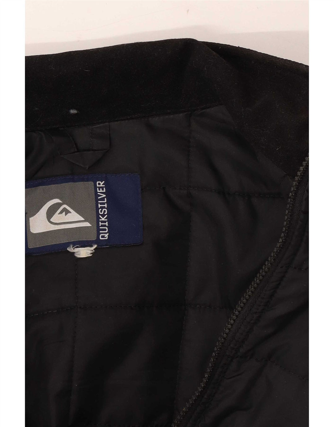 Quiksilver Veste matelassée pour homme UK 40 Large Noir