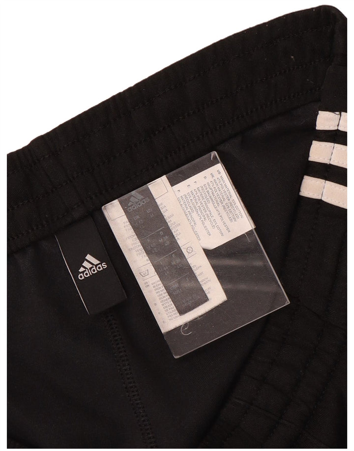 Adidas Pantalon de survêtement court pour femme UK 12/14 Noir moyen Polyester