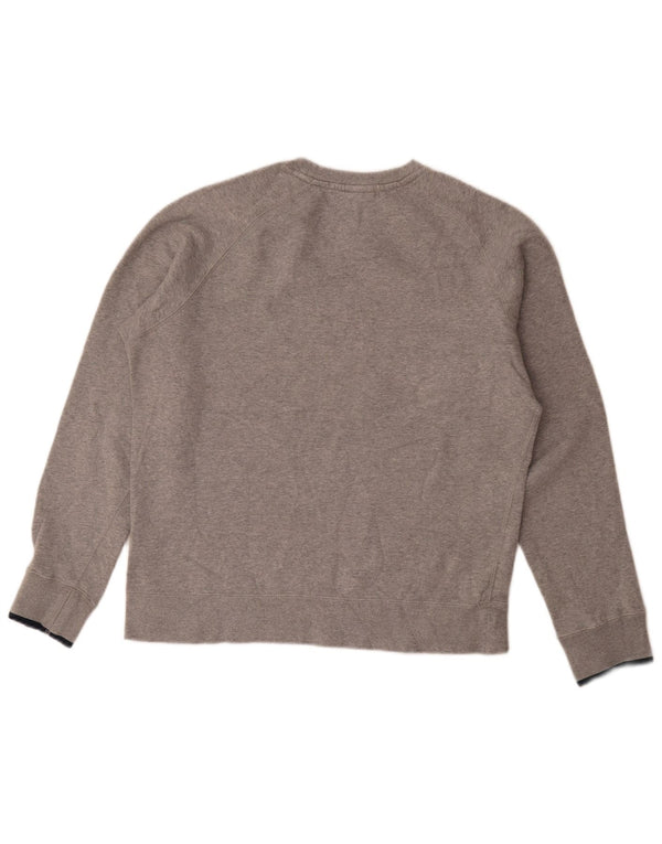Nike Homme Sweat-Shirt Graphique Gris Moyen Moucheté Coton