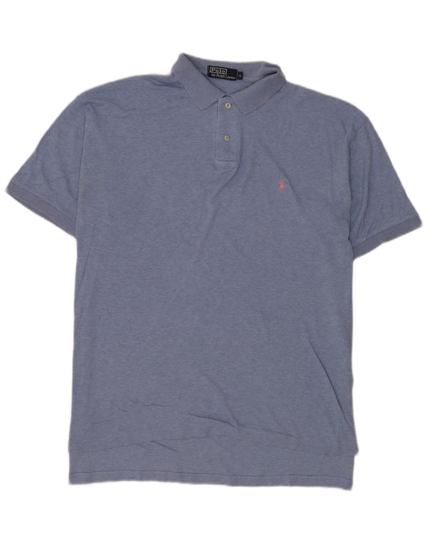 Polo Ralph Lauren Chemise Homme XL Bleu Moucheté Coton