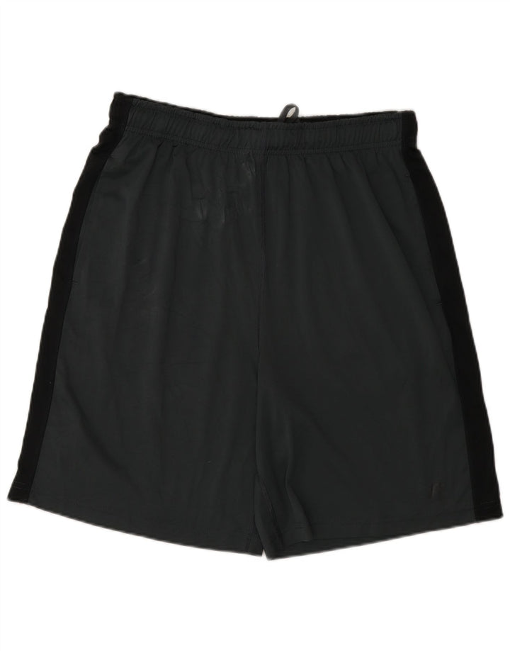 Russell Athletic Short de sport pour homme en polyester color block gris moyen