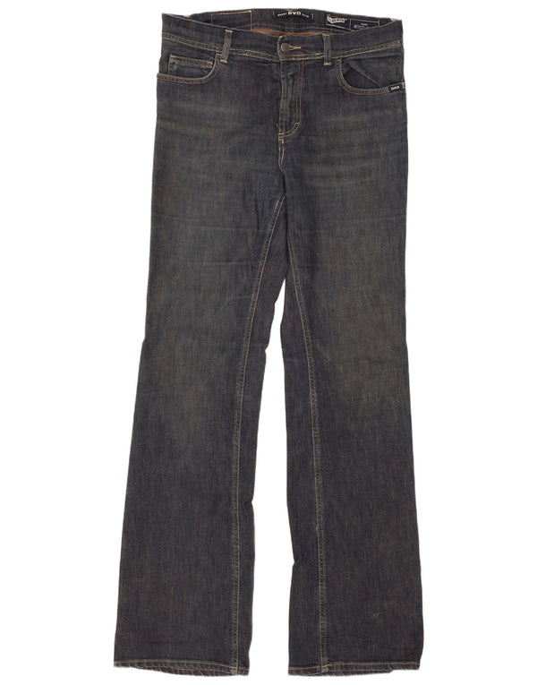 Gas Jean Bootcut Femme W30 L34 Bleu Marine Coton
